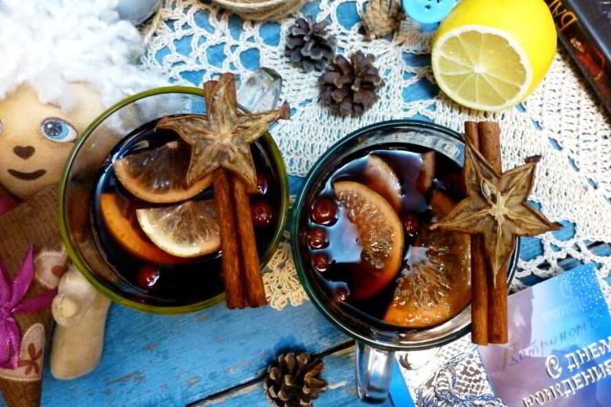 Рецепт вишневого безалкогольного глинтвейна