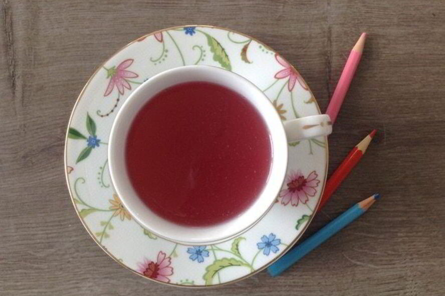 Рецепт киселя чабрец, ревень и малина