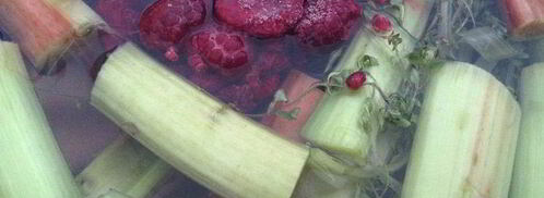 кисель чабрец, ревень и малина. Шаг 4