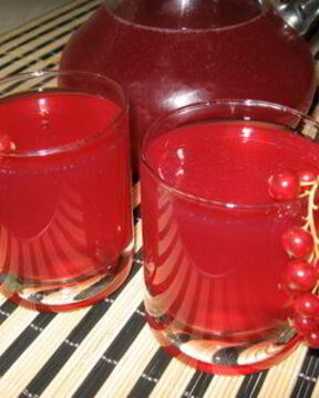 Кисель из красной смородины