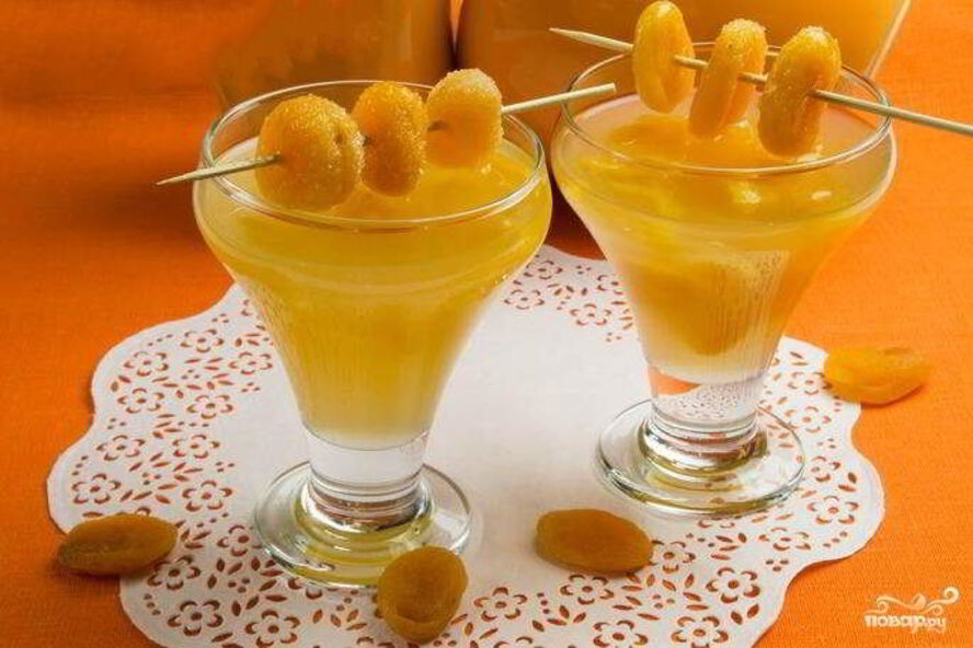 Рецепт киселя из кураги