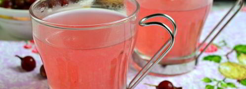 кисель из розового крыжовника. Шаг 7