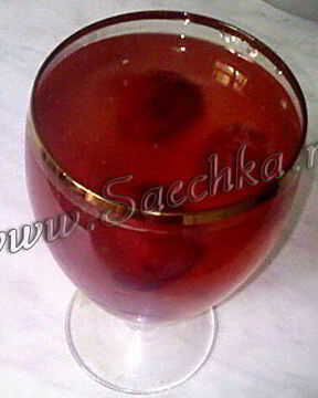 Кисель из замороженной клубники