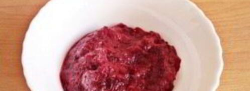 кисель из замороженной клюквы. Шаг 3