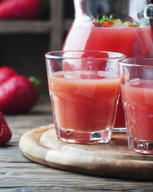 Клубничный кисель