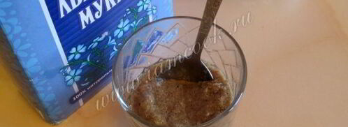 льняной кисель. Шаг 8