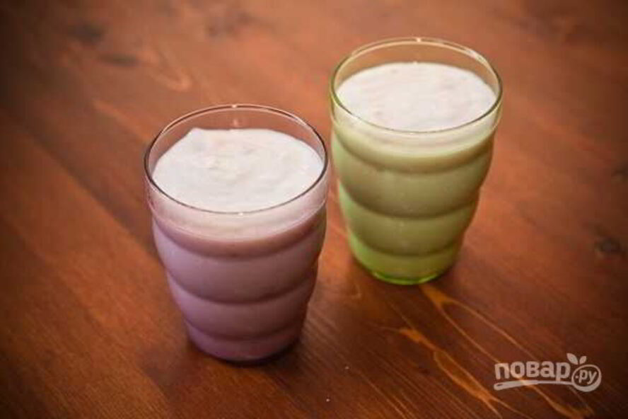 Рецепт молочного киселя с малиной