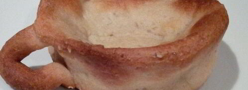 фиалковый кофе в сладкой кружке. Шаг 6