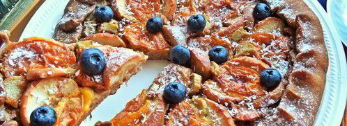 галета по-летнему на кофейном тесте. Шаг 20