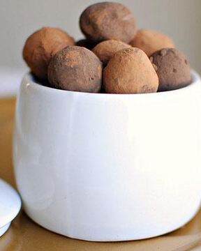 Шоколадные трюфели с корицей и кофе