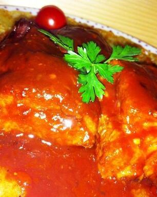 Свиные ребра в кофейном соусе