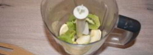 коктейль из киви и банана. Шаг 3