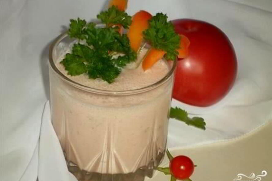 Рецепт коктейля из овощей в блендере