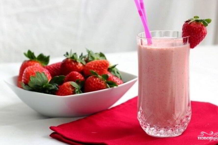 Рецепт коктейля с клубникой