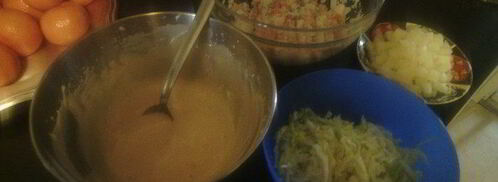 коктейль из морепродуктов с розовым соусом. Шаг 3