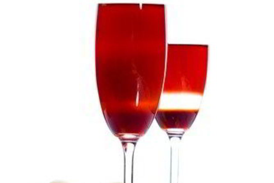 Рецепт шампанского с джином и клюквой