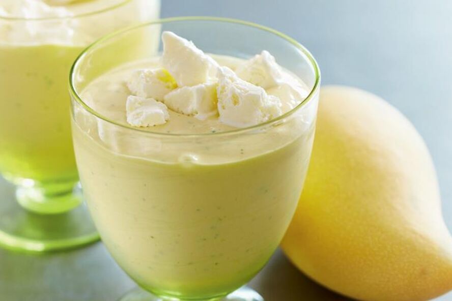 Рецепт коктейля с манго и мороженым