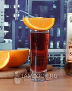 Коктейль с вишневым соком Ромовый закат