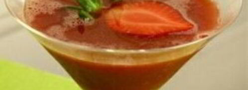 клубничный коктейль с горячим шоколадом. Шаг 5