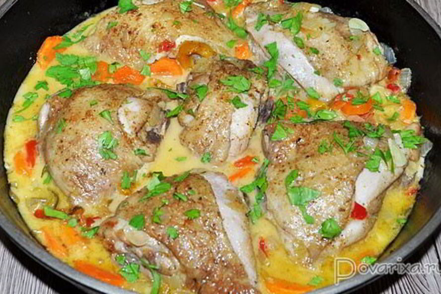 Рецепт курицы с вином по-грузински