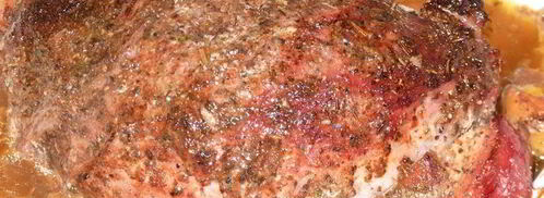 запеченная телятина с вином и персиками. Шаг 7