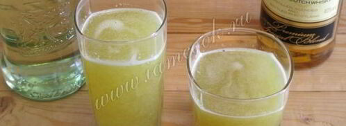 коктейль из киви и винограда. Шаг 6