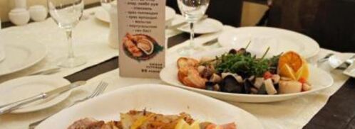 морская рыба фламбе с виски и грушей. Шаг 14