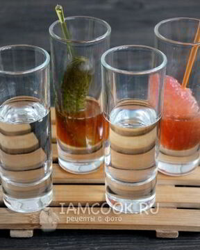 Шутер коктейли с водкой