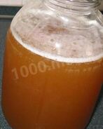 Домашний простой окрошечный квас с изюмом