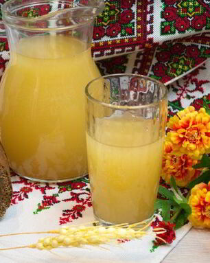 Квас из бородинского хлеба