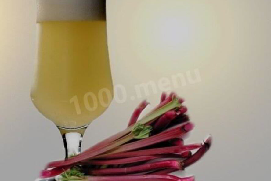 Рецепт кваса из ревеня