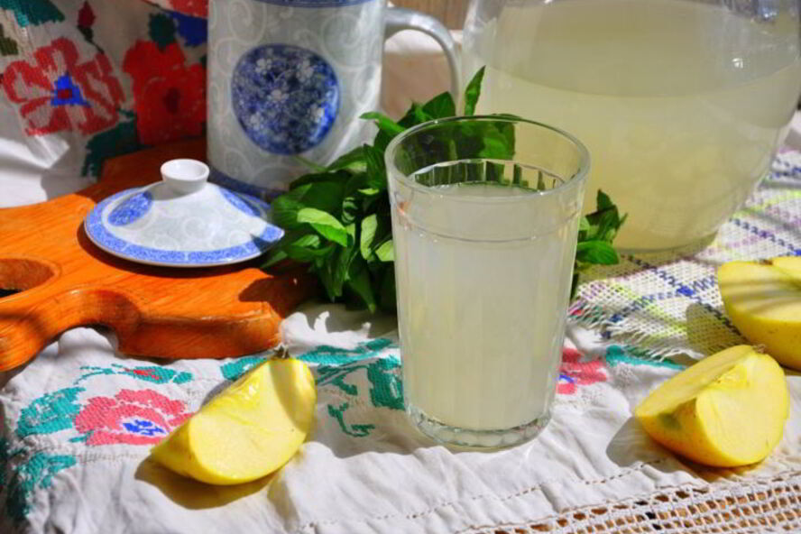 Рецепт кваса яблочного
