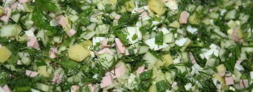 окрошечка на квасе. Шаг 5