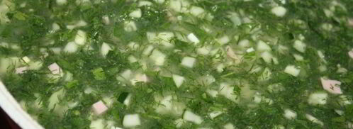 окрошечка на квасе. Шаг 7