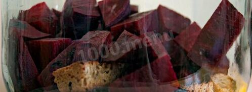 свекольный красный квас из сырой свеклы. Шаг 5