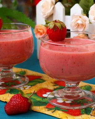 Клубничный ликер со сгущенкой