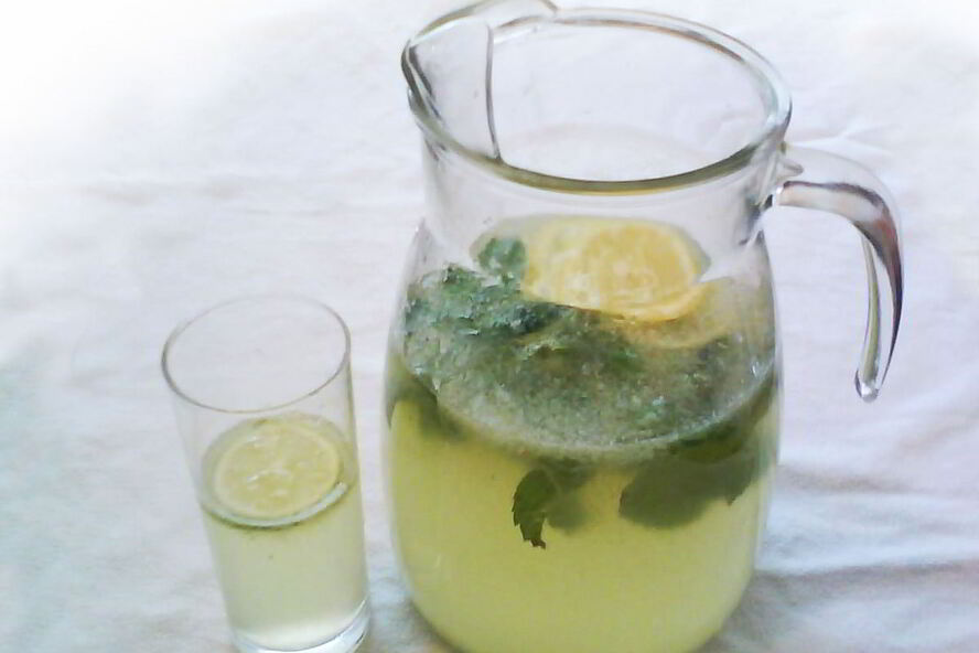 Рецепт домашнего лимонада с мятой