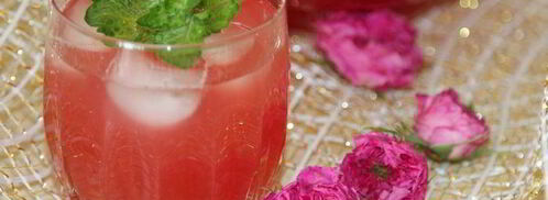 легкий освежающий лимонад из чайной розы и мяты. Шаг 6