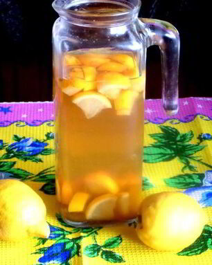 Лимонад из зеленого чая