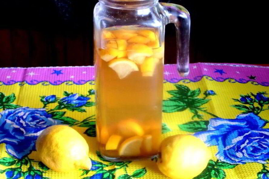 Рецепт лимонада из зеленого чая