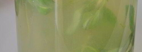 лимонад с базиликом и душистым перцем. Шаг 4