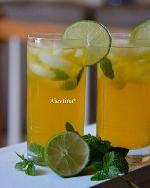 Чай Мохито со льдом