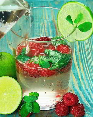 Малиновый мохито