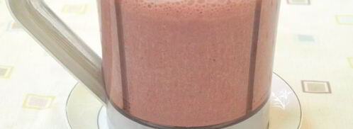 клубнично-шоколадный молочный коктейль. Шаг 5