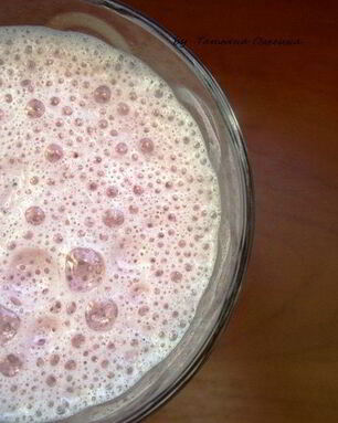 Клубничный молочный коктейль с мятой — милкшейк