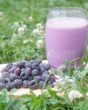 Молочно-ежевичный коктейль Чудо