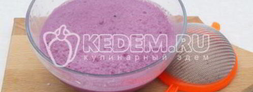 молочно-ежевичный коктейль чудо. Шаг 7