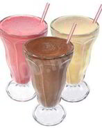 Молочно-клубничный коктейль