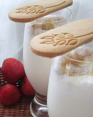 Молочный коктейль из пломбира с имбирем