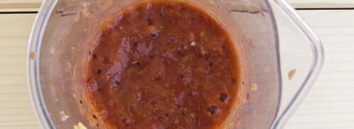 молочный коктейль с апельсином, киви и клубникой. Шаг 5